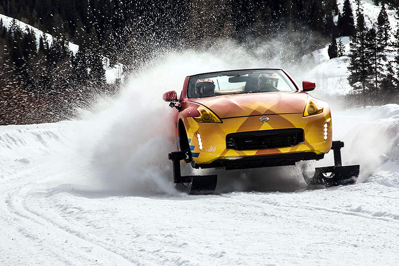 Nissan 370Zki και Armada Snow Patrol: Με παραλλαγή… χιονοπολέμου